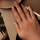 925 Sterling Silver Ring with Oxidized Finish - Width 0.15-0.8cm for Women-5