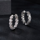 925 Sterling Silver Moissanite Earrings 0.1 Carat White Gold Plated 1.5x0.3cm Women-3