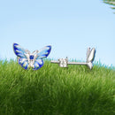 925 Sterling Silver Enamel Pavé Cz Earrings for Women-4