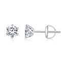 925 Sterling Silver Moissanite Earrings for Women-2