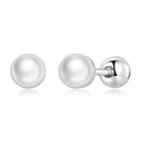 925 Sterling Silver Quality Shell Pearl Earrings for Women-1