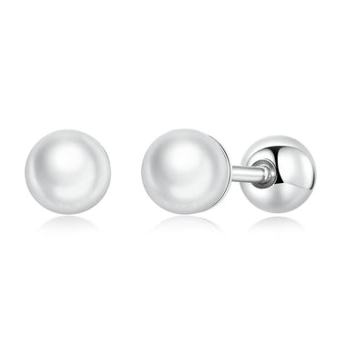 925 Sterling Silver Quality Shell Pearl Earrings for Women