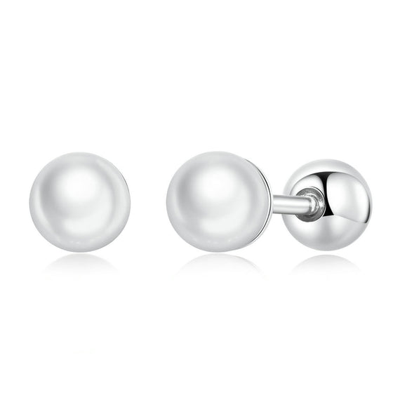 925 Sterling Silver Quality Shell Pearl Earrings for Women