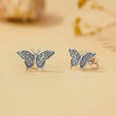 925 Sterling Silver Oxidized Earrings-3
