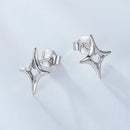 925 Sterling Silver Earrings 1.2x0.9cm-3