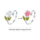925 Sterling Silver Enamel Resin Ring 1.7mm Width-6
