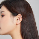 925 Sterling Silver Earrings 1.2*0.8cm with Platinum Plating for Women-5