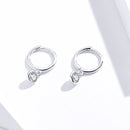 925 Sterling Silver Gold Plated Pavé Setting CZ Earrings for Women-2