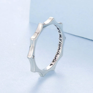 925 Sterling Silver Pavé Set CZ Ring Size 6.0 - 0