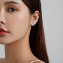 925 Sterling Silver & Oxidized Silver Earrings for Women - 1.3*0.6cm-6