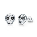 925 Sterling Silver Earrings with Pavé Setting CZ-1