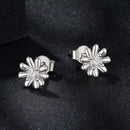 925 Sterling Silver Moissanite 0.3cm Earrings for Women-3