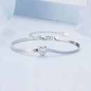 925 Sterling Silver Pavé CZ Bracelet for Women-4