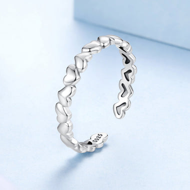 925 Sterling Silver Oxidized Silver 0.3cm Width Ring for Unisex - 0