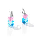 S925 Sterling Silver Pavé Setting CZ Earrings for Women-4