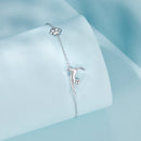925 Sterling Silver & Plated White Gold Adjustable Bracelet for Women-2