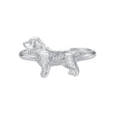 925 Sterling Silver Dog Ring 1.7mm for Women-2