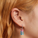 S925 Sterling Silver Pavé Setting CZ Earrings for Women-9