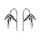 925 Sterling Silver Oxidized Silver Earrings for Women-1