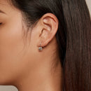 S925 Oxidized Silver Earrings 17x3mm for Women-6