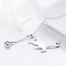 925 Sterling Silver Necklace 38-45cm with 1.4*2.5cm Pendant for Women-4