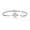 925 Sterling Silver Pavé Setting CZ Bracelet for Women - 17.0 Size, 170mm Length, 3mm Chain Thickness-2