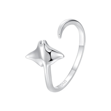925 Sterling Silver & Plated White Gold 1.7mm Ring for Men