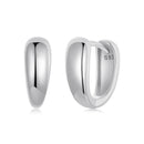 925 Sterling Silver Oxidized Earrings 12x5mm for Women-2
