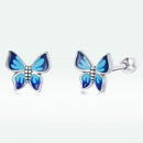 S925 Sterling Silver Enamel Oxidized Earrings for Women-6