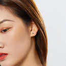 925 Sterling Silver & Platinum Plated Earrings-5
