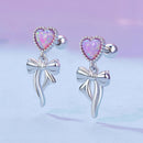 925 Sterling Silver Translucent Opal Earrings for Women-5