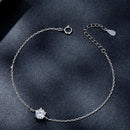 S925 Sterling Silver Moissanite Bracelet 15+3cm for Women-3