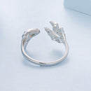 925 Sterling Silver White Gold Plated Nano Opal Ring with CZ for Women-4