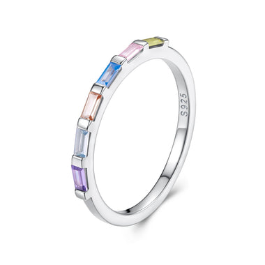 925 Sterling Silver CZ Pavé Setting Ring Size 6 for Women