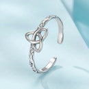 925 Sterling Silver Oxidized Silver Ring for Women-2