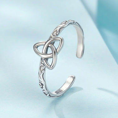 925 Sterling Silver Oxidized Silver Ring for Women - 0