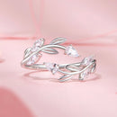 925 Sterling Silver White Gold Plated Pavé Setting CZ Ring for Women-6