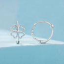 S925 Oxidized Silver Earrings for Women-3