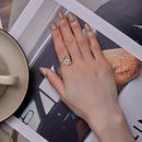 925 Sterling Silver Adjustable Flower Ring for Women-4