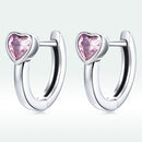 925 Sterling Silver Earrings with Pavé Setting CZ, Oxidized Silver, 1.2x0.5cm for Women-4