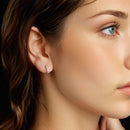 925 Sterling Silver Moissanite Necklace with White Gold Plating, 1.2cm for Women-6