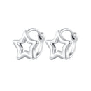 S925 Oxidized Silver 1cm Earrings for Women-1