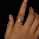 925 Sterling Silver 1.6mm Moissanite 1ct Ring in Size 6 for Women-5