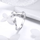 925 Sterling Silver Ring with 0.2cm Width and 1.2cm Claw Height-2