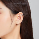 925 Sterling Silver Earrings 1.2*0.8cm with Platinum Plating for Women-6
