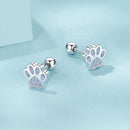 925 Sterling Silver Nano Opal Stone Earrings 6mm-4