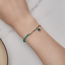 925 Sterling Silver Bracelet with Pavé Setting CZ - 210mm - for Women-6