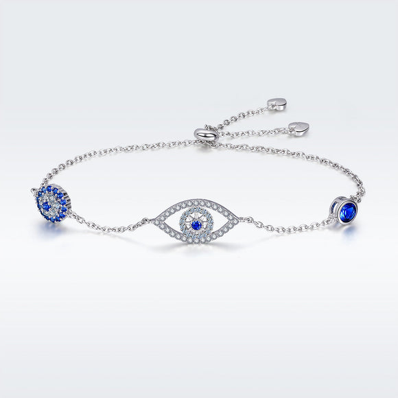 925 Sterling Silver Bracelet 22cm Length 0.9*2.2cm for Women