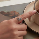 925 Sterling Silver Oxidized Dragon Ring-7