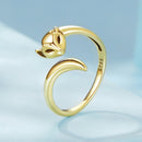 925 Sterling Silver Oxidized Silver 0.18cm Ring-5